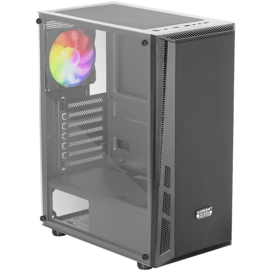 کیس کامپیوتر گرین Arad RGB Mid Tower مشکی